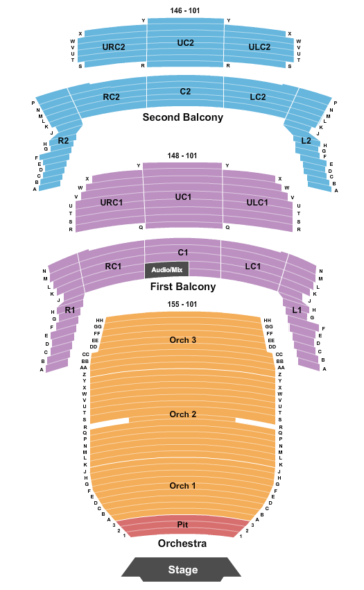 Bass Concert Hall Cirque du Soleil Seating Chart